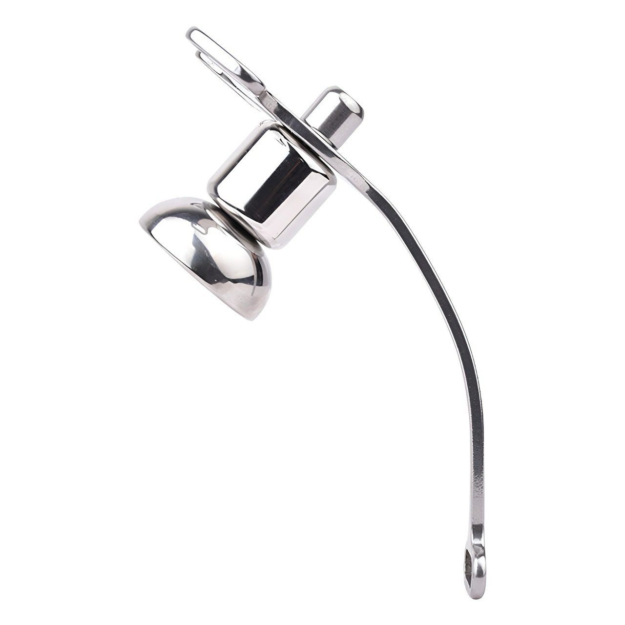 Inverted Chastity Cage Belt with Realistic Dildo Attachment