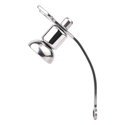 Inverted Chastity Cage Belt with Realistic Dildo Attachment