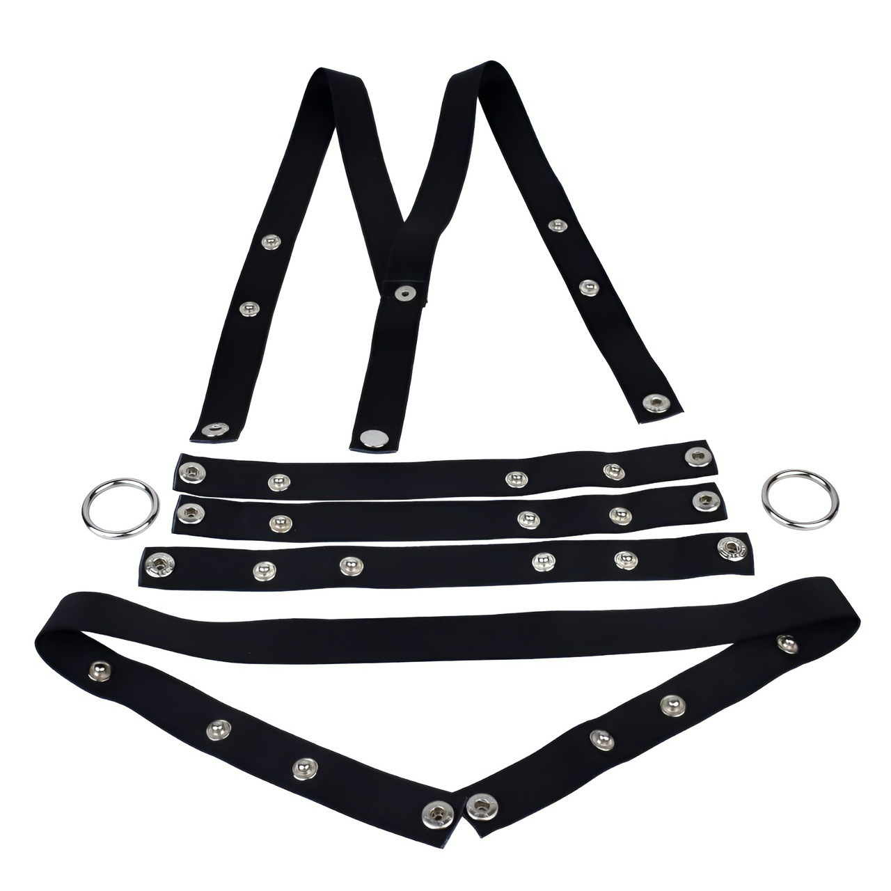 Inverted Chastity Cage Belt with Realistic Dildo Attachment