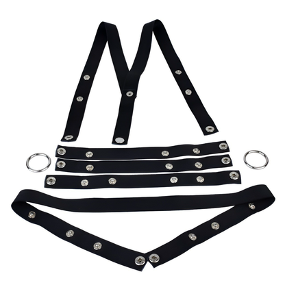 Inverted Chastity Cage Belt with Realistic Dildo Attachment