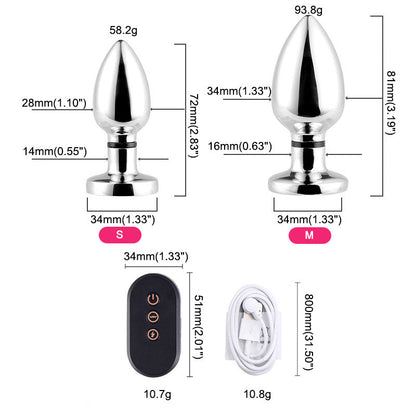 Remote Control Butt Plug ( Electric Shock & Vibration )