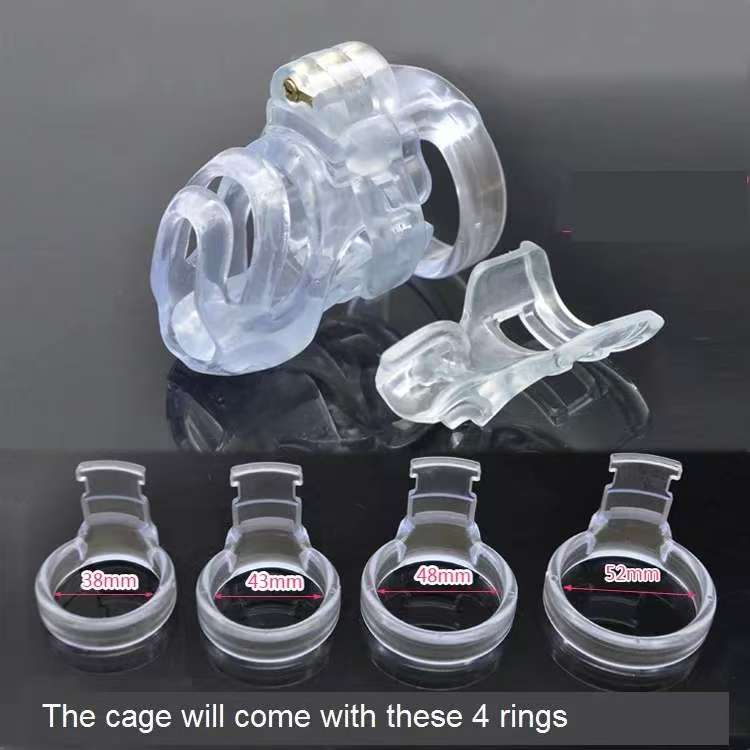 Resin Chastity Cage (Spiked Ring Optional)