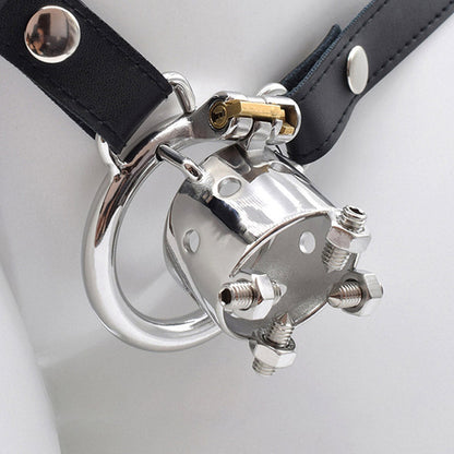Rivet Chastity Cage