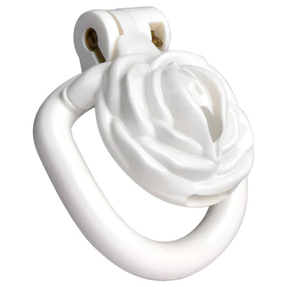 Rose Shaped Chastity Cage with 4 Penis Rings