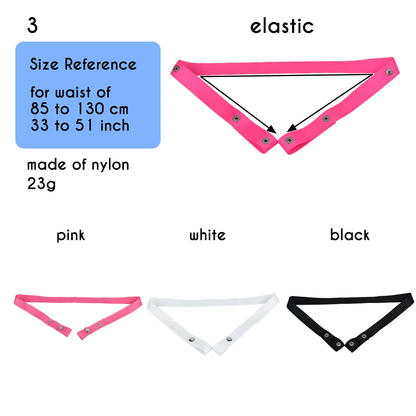 Comfort-Fit Silicone Chastity Cage with Nylon Waist Belt