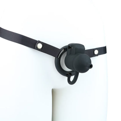 Silicone Urination Pot Chastity Cage