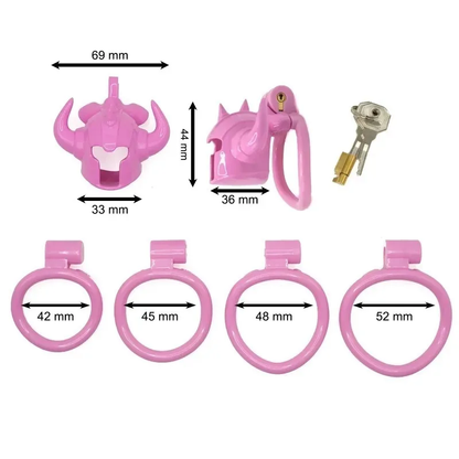 Bullhorn Sissy Chastity Cage