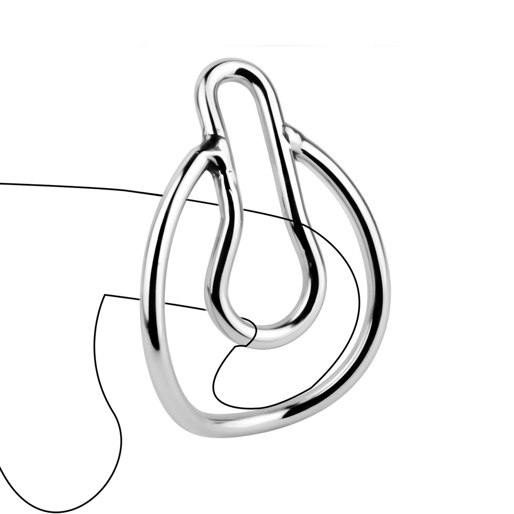 2025 Updated Metal Sissy Clip for Chastity