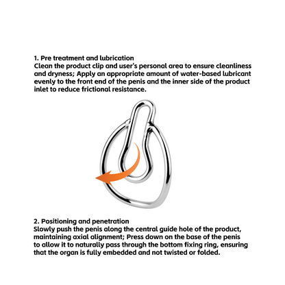 2025 Updated Metal Sissy Clip for Chastity