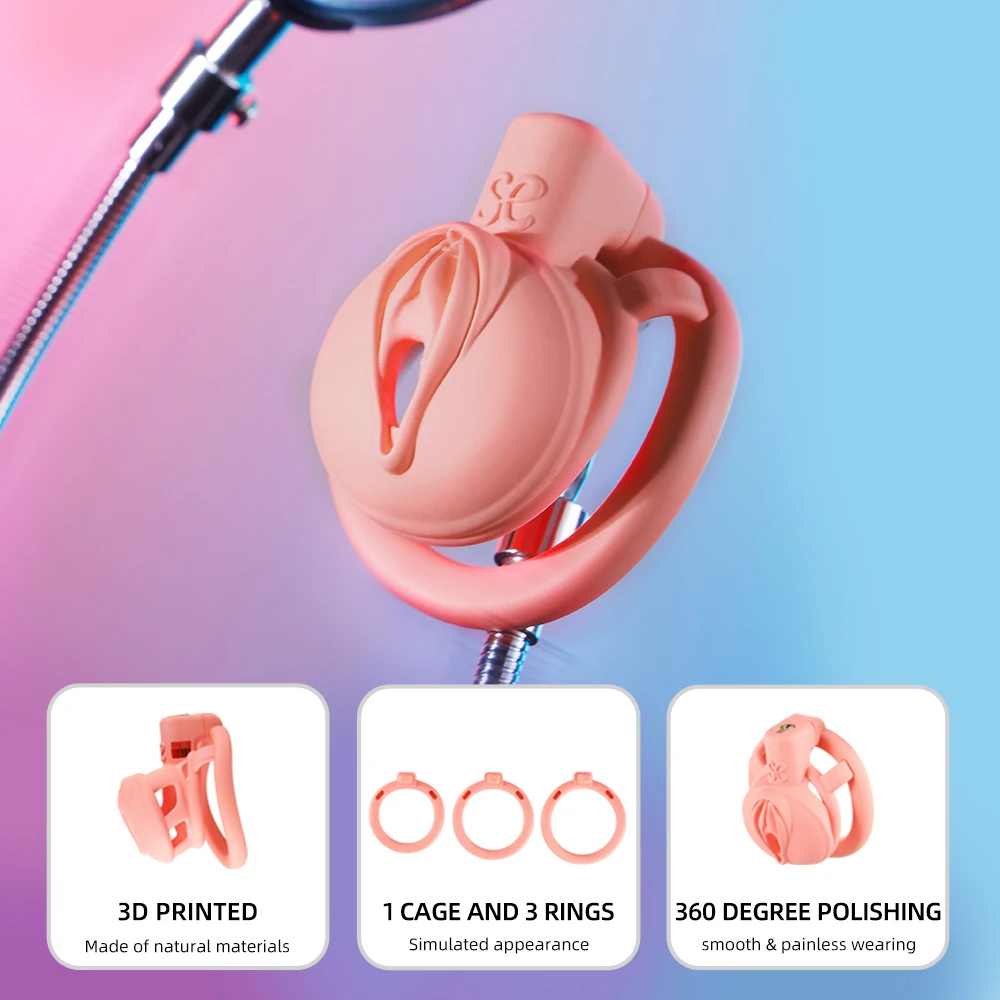 Light Pink Sissy Clit Chastity Cage