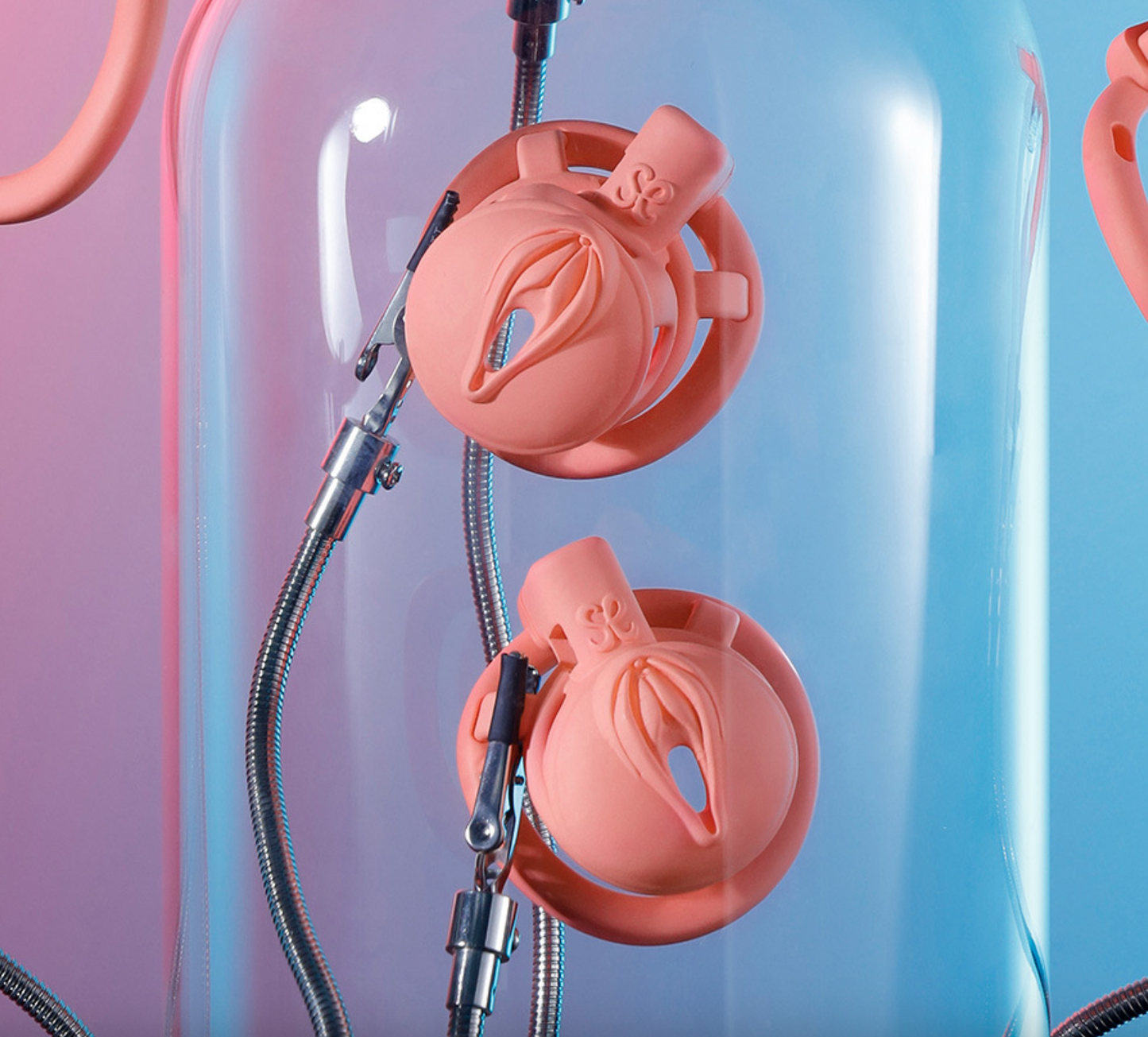 Light Pink Sissy Clit Chastity Cage