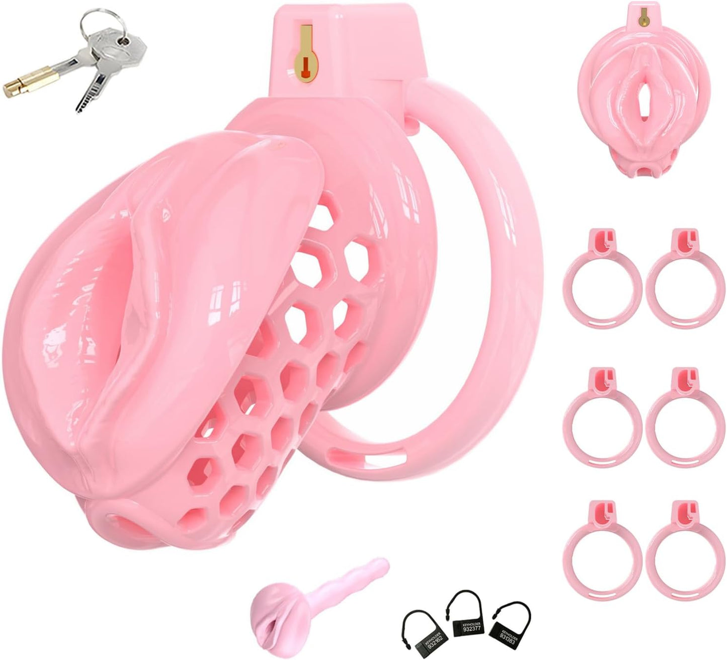 Silicone Sissy Chastity Cage