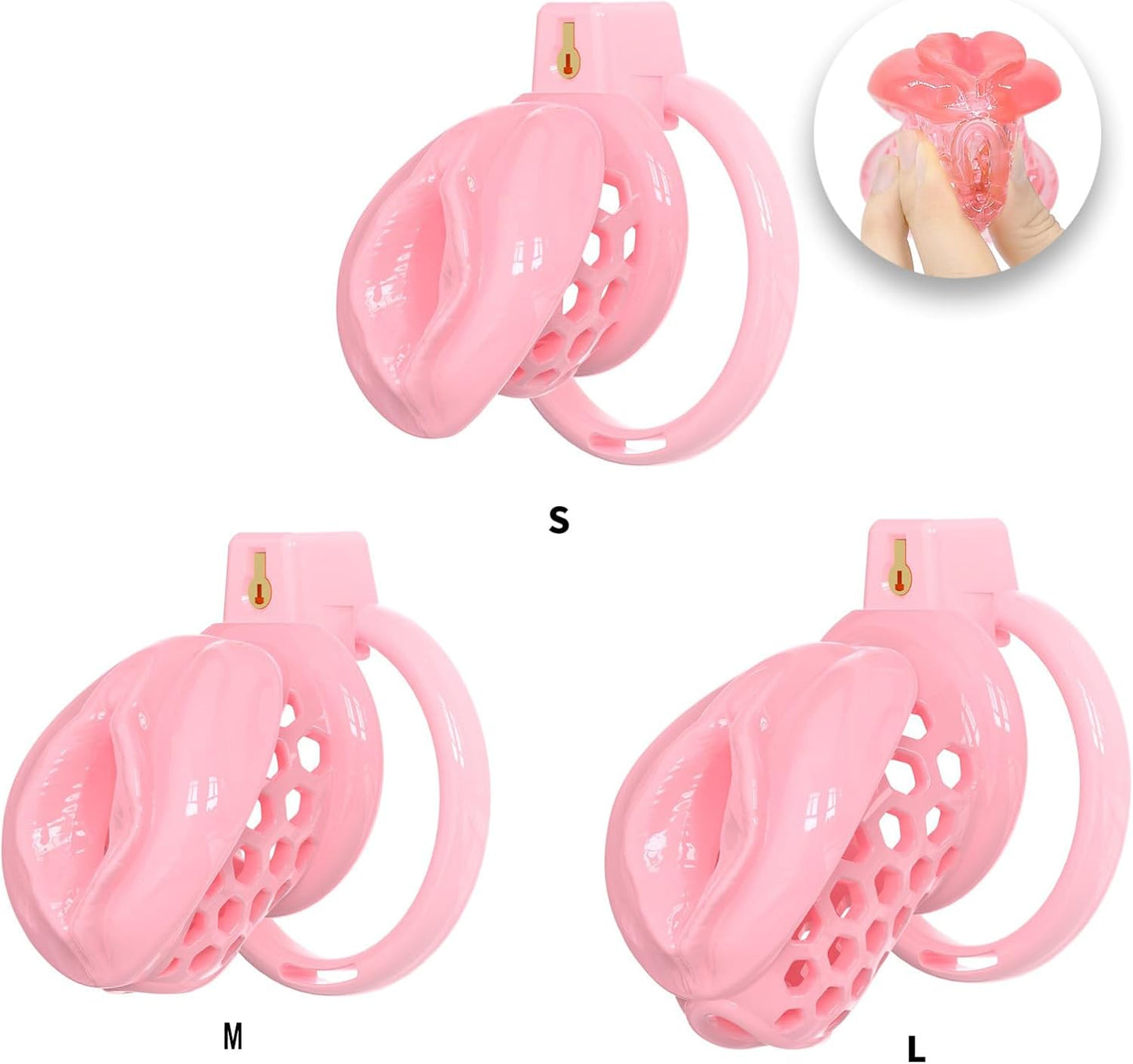 Silicone Sissy Chastity Cage