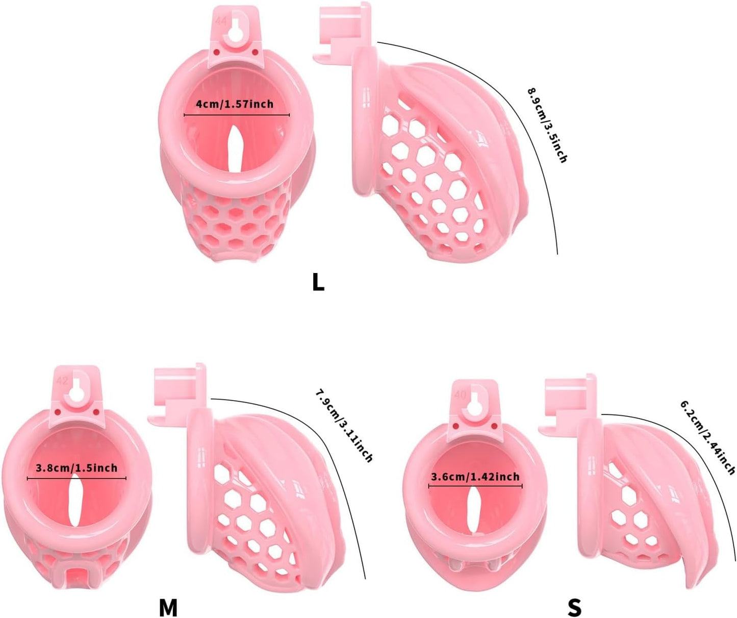Silicone Sissy Chastity Cage
