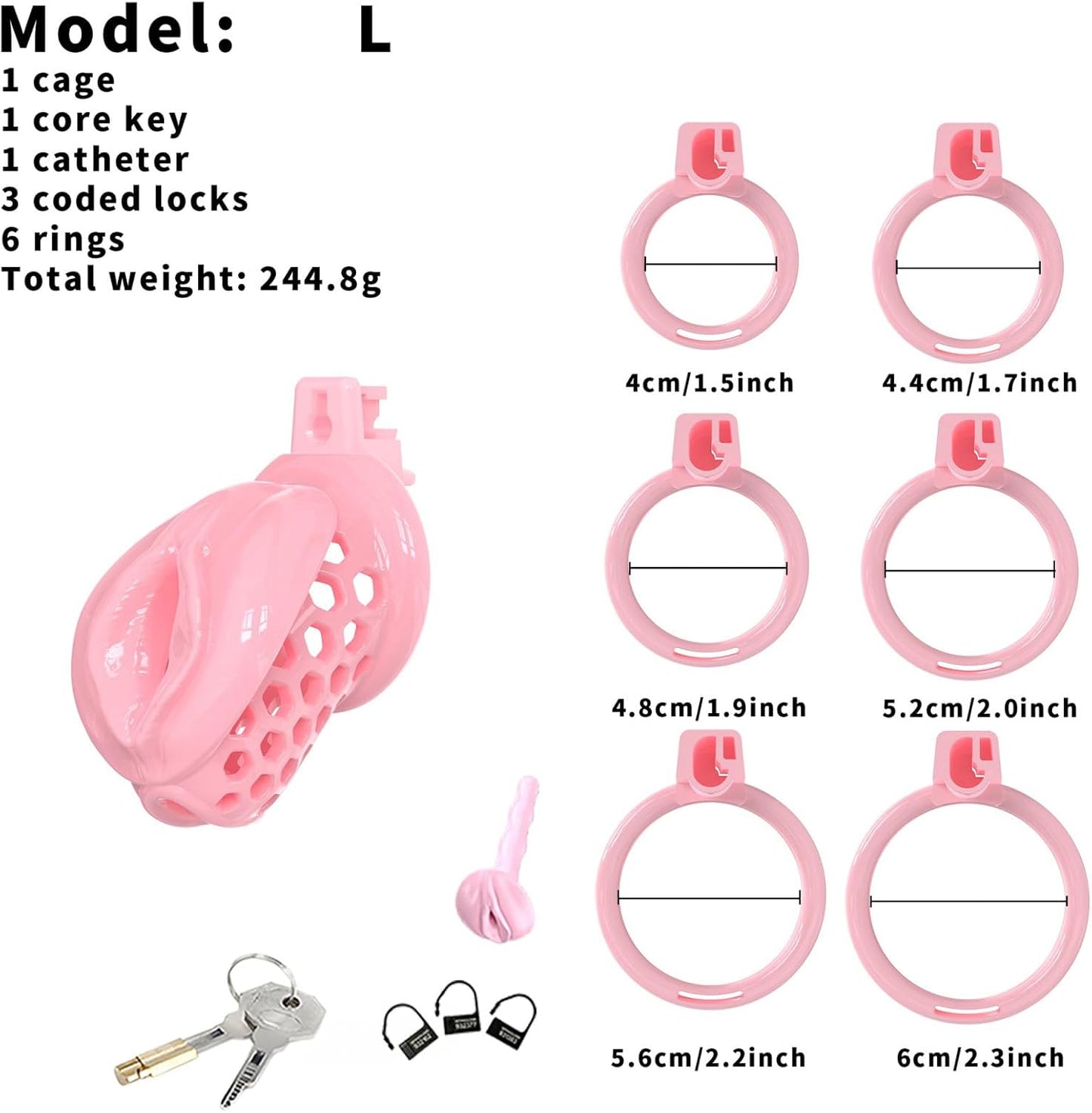 Silicone Sissy Chastity Cage