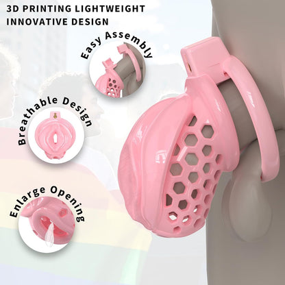 Silicone Sissy Chastity Cage