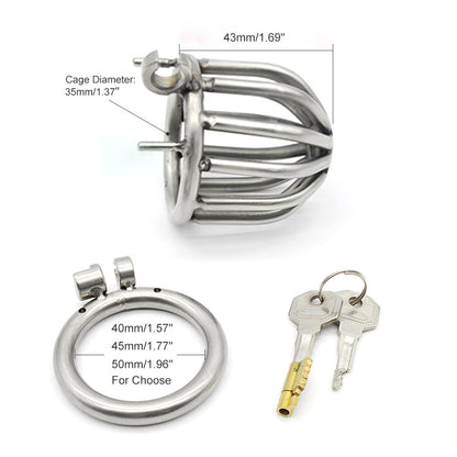Small Metal Chastity Cage