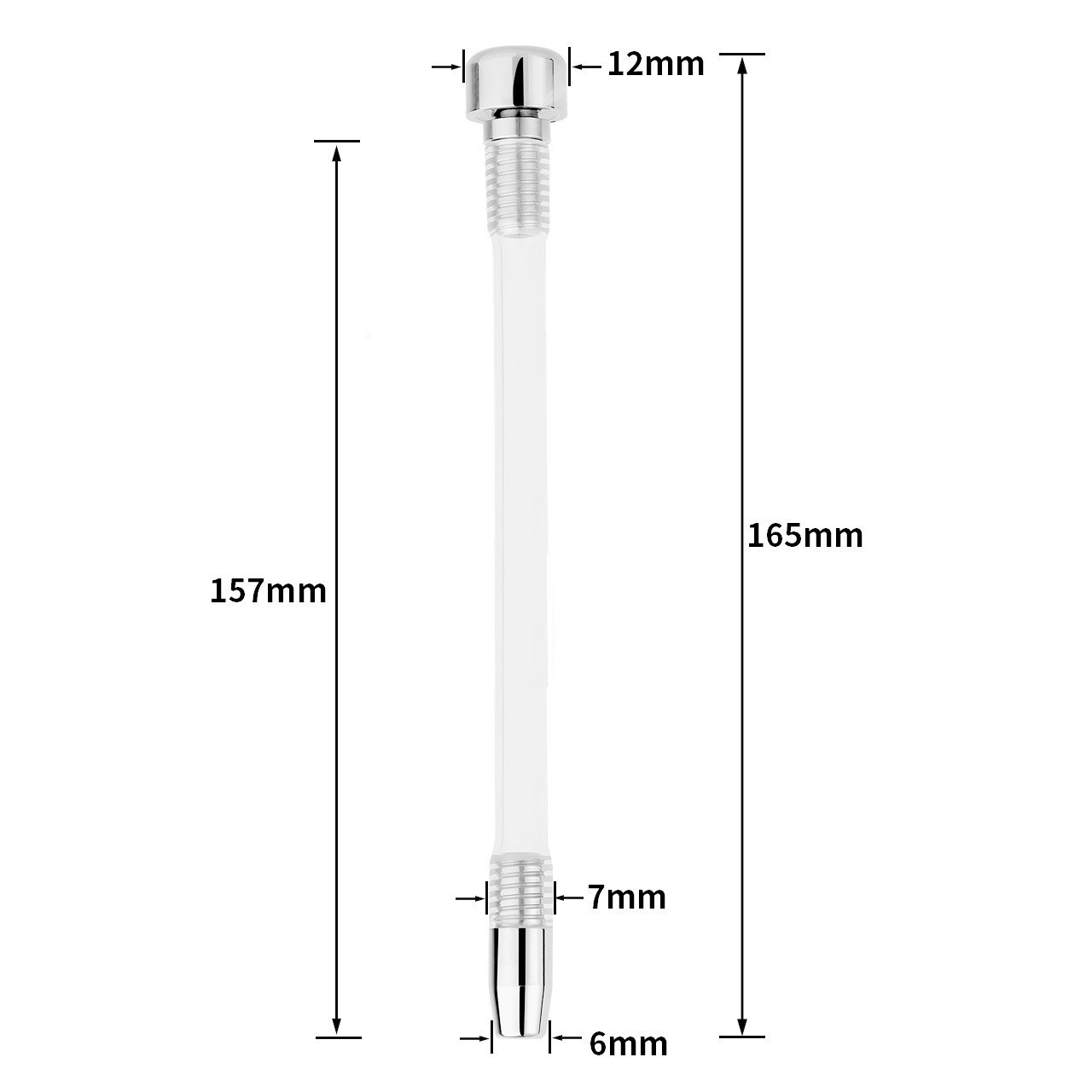 Inverted Male Chastity Cage with Flexible Catheter Tube