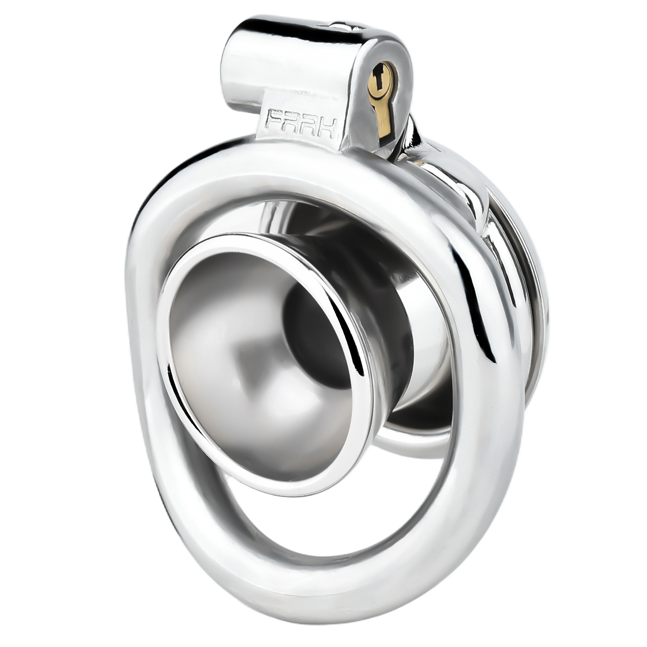 Inverted Male Chastity Cage with Flexible Catheter Tube