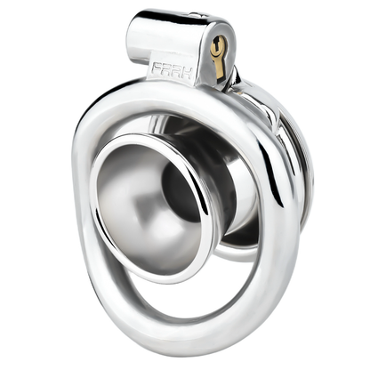 Inverted Male Chastity Cage with Flexible Catheter Tube