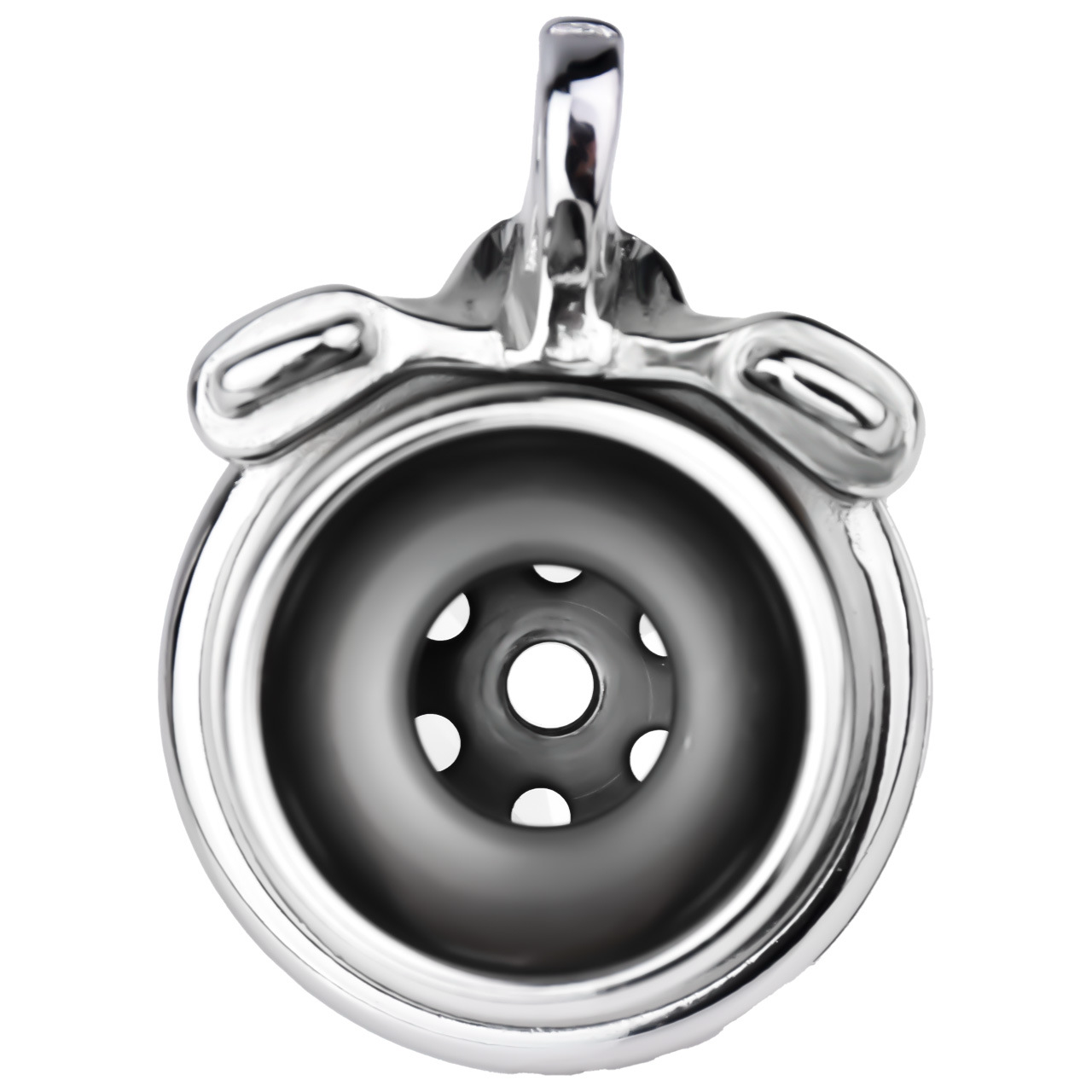 Inverted Male Chastity Cage with Flexible Catheter Tube