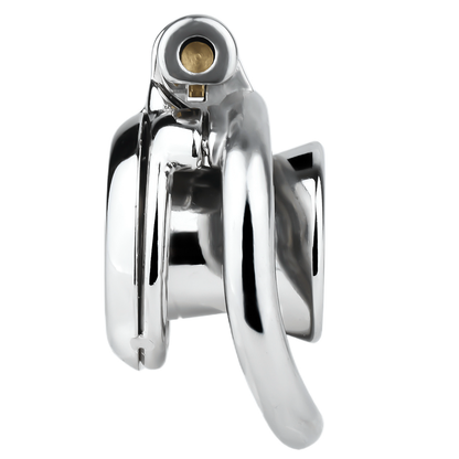 Inverted Male Chastity Cage with Flexible Catheter Tube