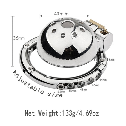 Small Penis Head Chastity Cage Adjustable - 4