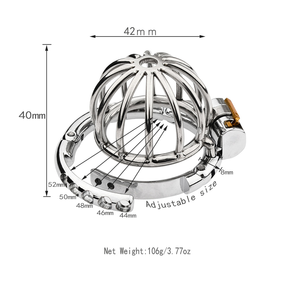 Small Prison Chastity Cage Adjustable 1