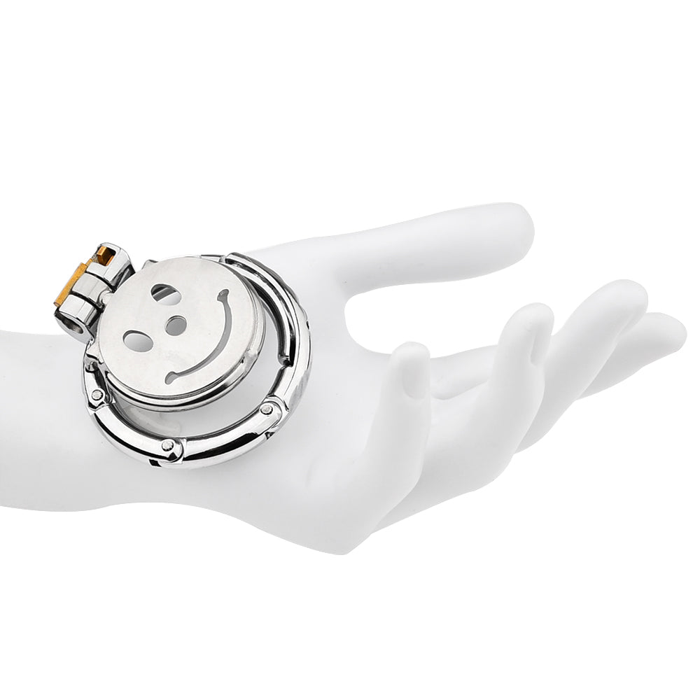 Smile Flat Adjustable Chastity Cage 4