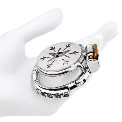 Snowflake Flat Adjustable Chastity Cage 3