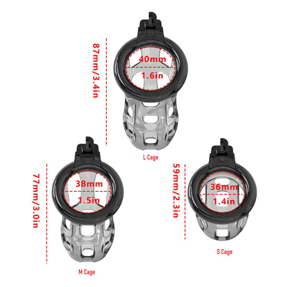 Soft Silicone Cobra Chastity Cage