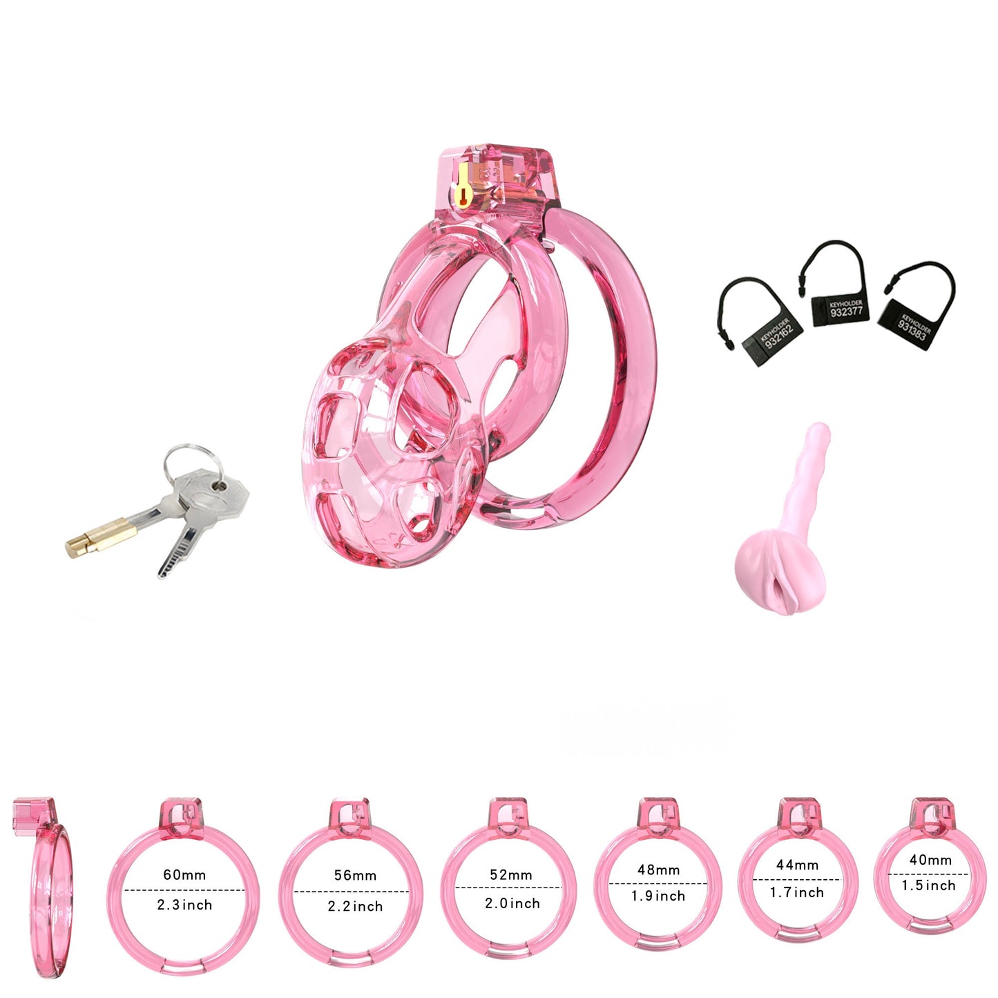 Soft Silicone Cobra Chastity Cage