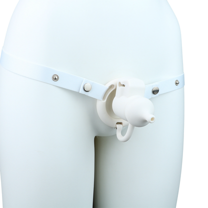 Silicone Urination Pot Chastity Cage
