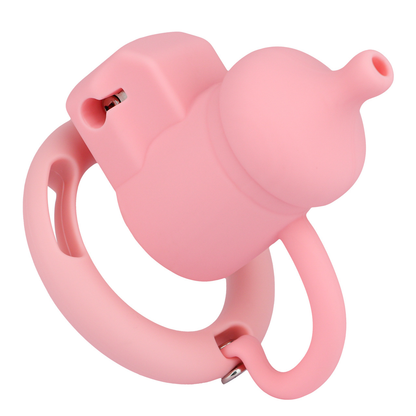 Silicone Urination Pot Chastity Cage