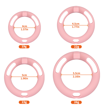 Silicone Urination Pot Chastity Cage