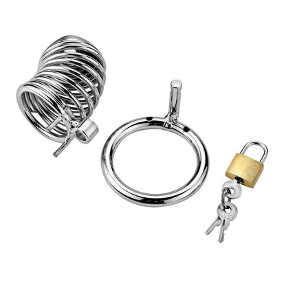 Spiral Chastity Cage (3 Rings)