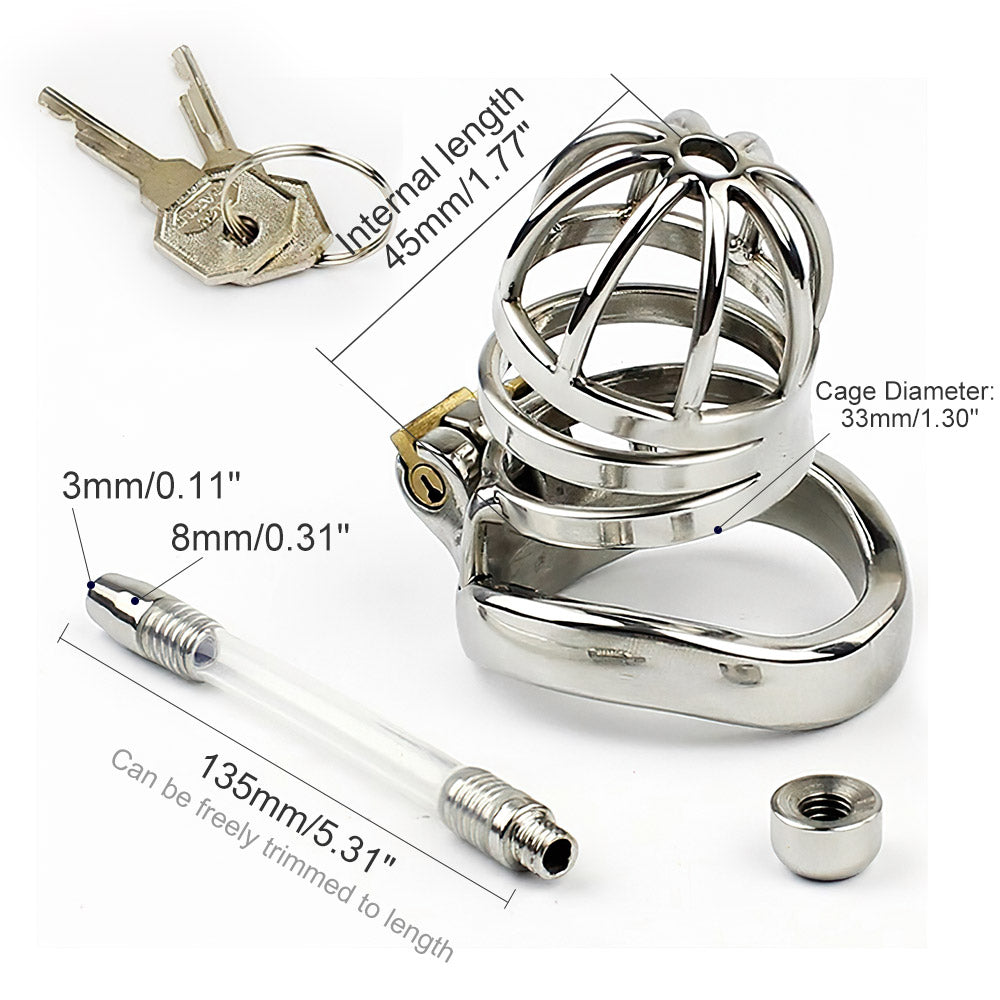 Stainless Steel Chastity Device