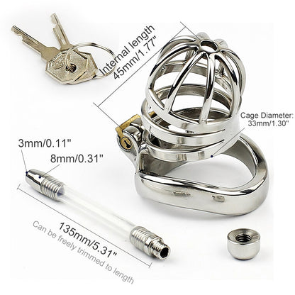 Stainless Steel Chastity Device