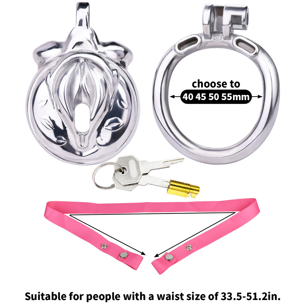 Metal Clit Chastity Cage for Sissy