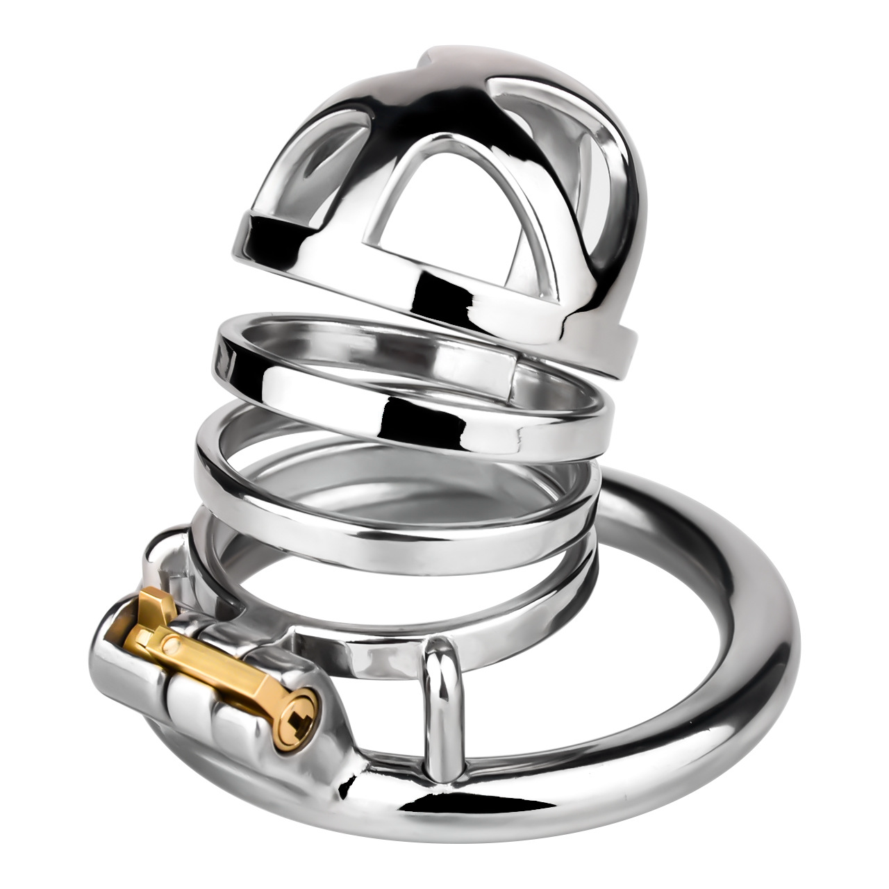 Stainless Steel Cobra Chastity Cage for Men