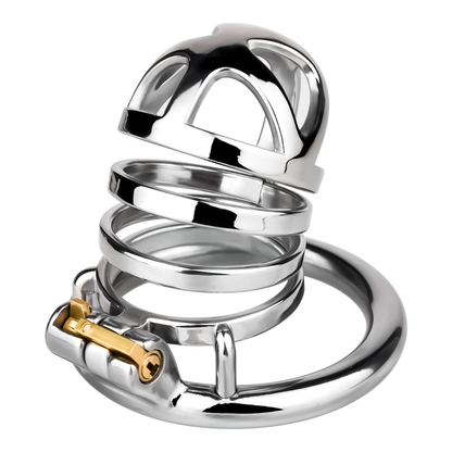 Stainless Steel Cobra Chastity Cage for Men