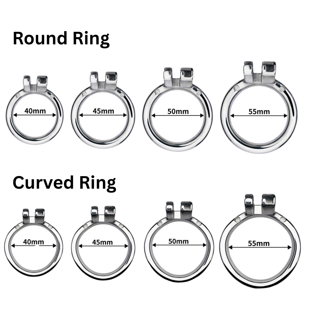 Stainless Steel Cobra Chastity Cage for Men