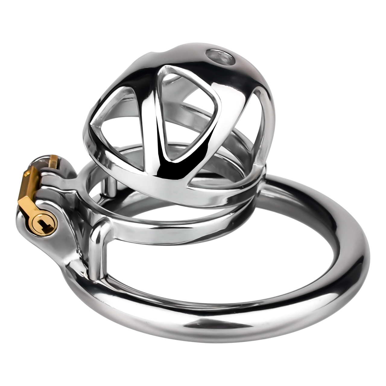 Stainless Steel Cobra Chastity Cage for Men