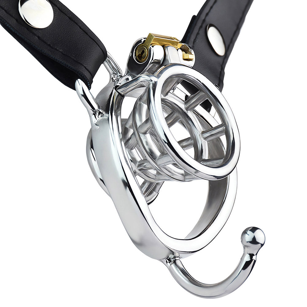 Stuck In Chastity Cage