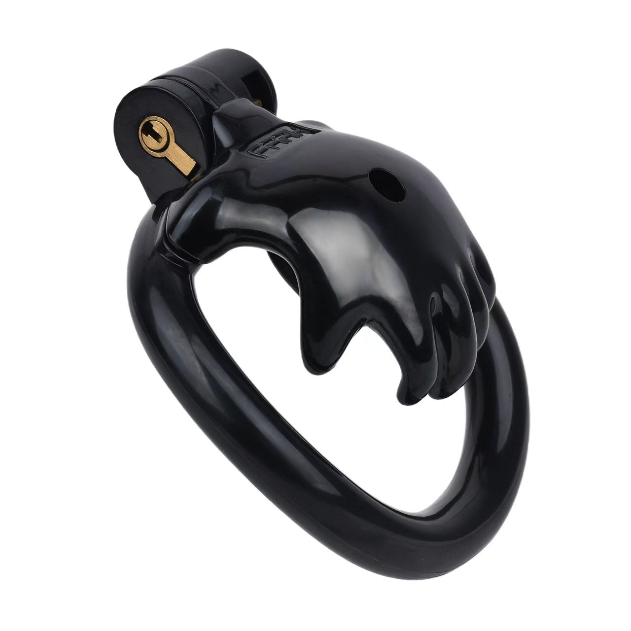 Palm Shaped Pink Chastity Cage