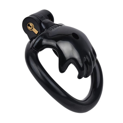 Palm Shaped Pink Chastity Cage