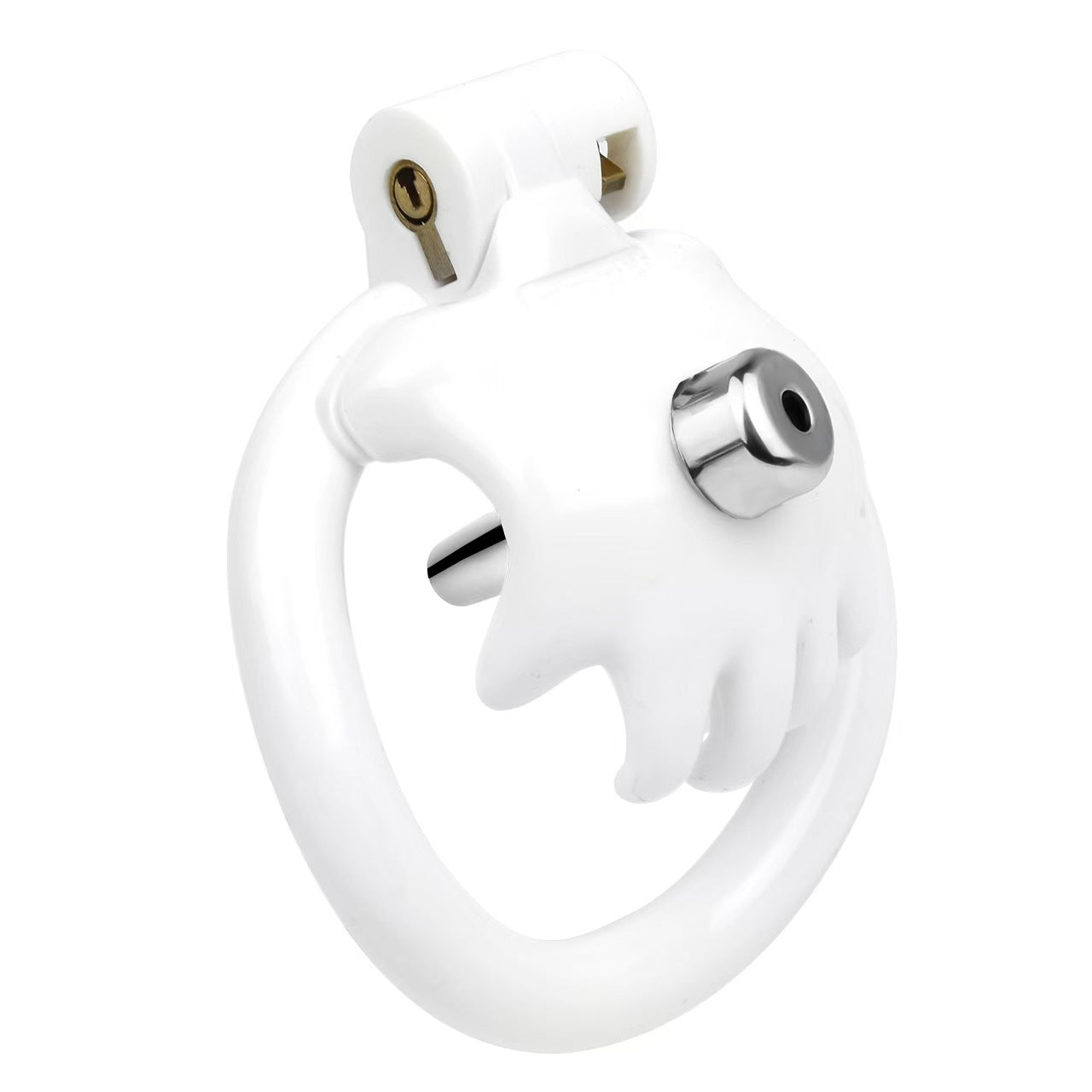 Palm Shaped Pink Chastity Cage