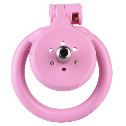 Micro Flat Inverted Chastity Cage with Removable Silicone Catheter