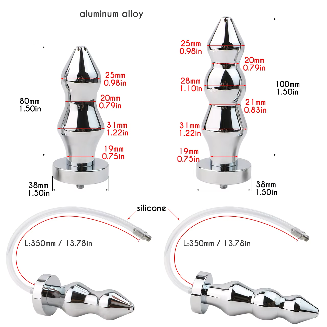 All-in-One Urethral Inverted Chastity Cage With Plug