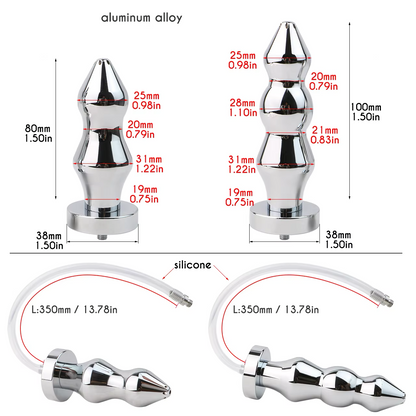 All-in-One Urethral Inverted Chastity Cage With Plug